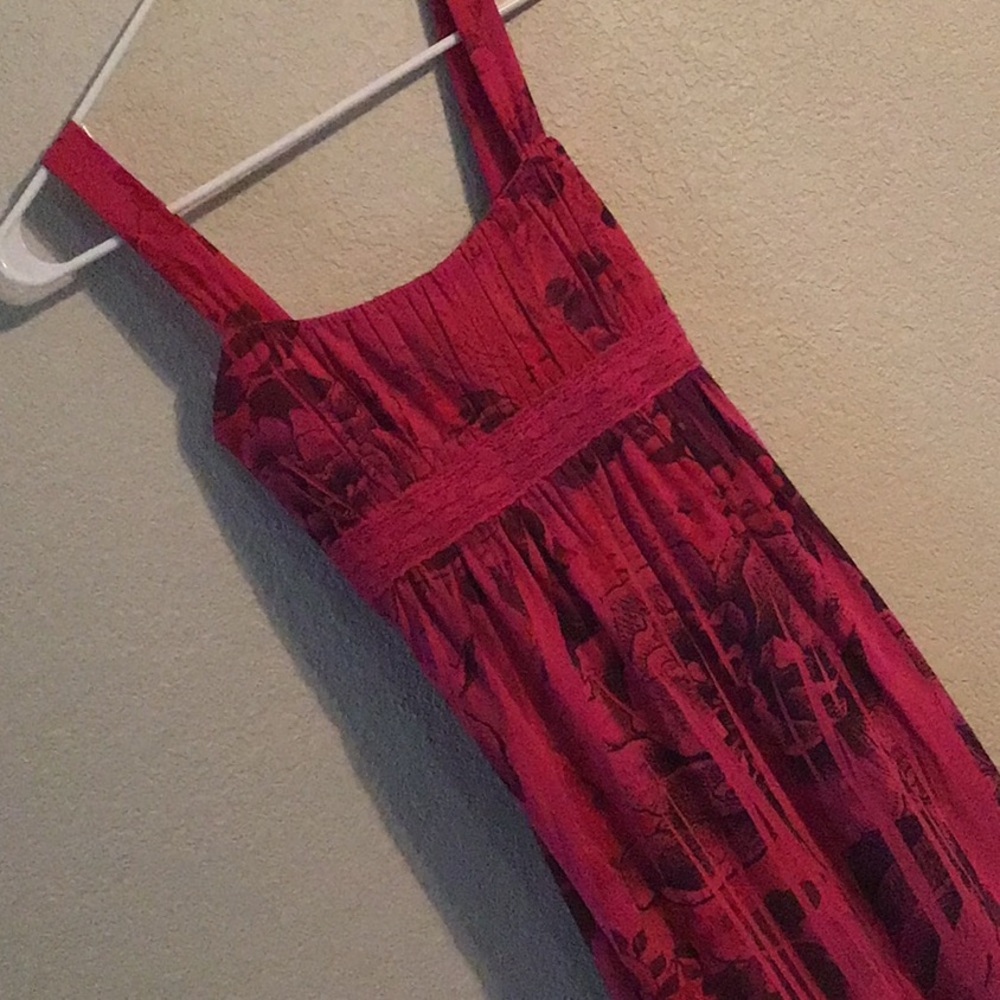 Sublimated Floral Tank Dress